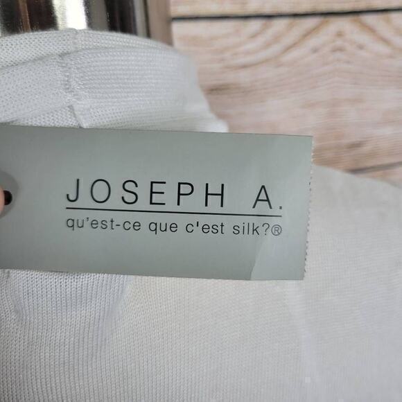 NWT Joseph A. Women's White Floral Embroidered Open Front Cardigan Size XL - Picture 5 of 10